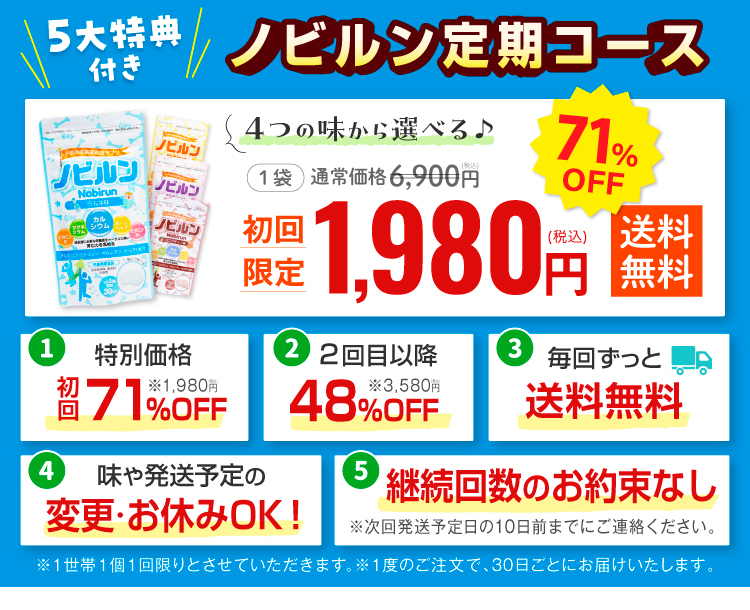 定期コースにはこんなお得な特典付き